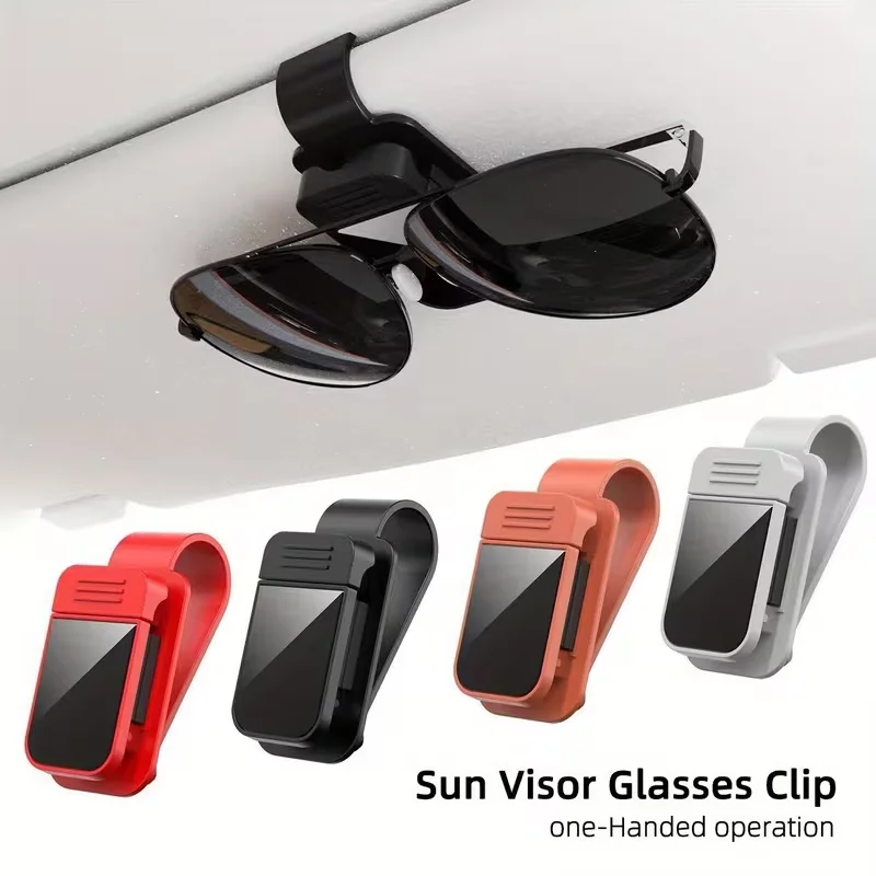 Car Organizer - Car Sun Visor Sunglasses Clip Holder