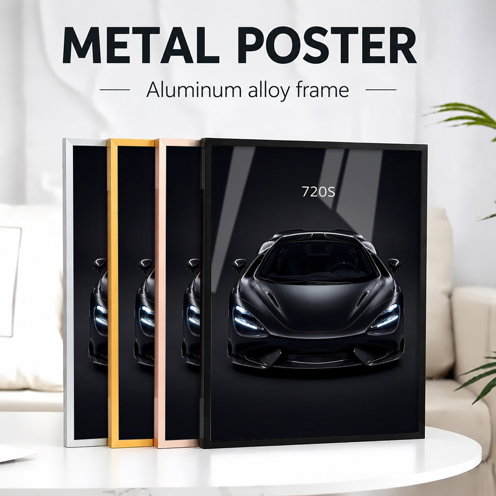 Car Mirror - United Kingdom 720S Black Car Metal