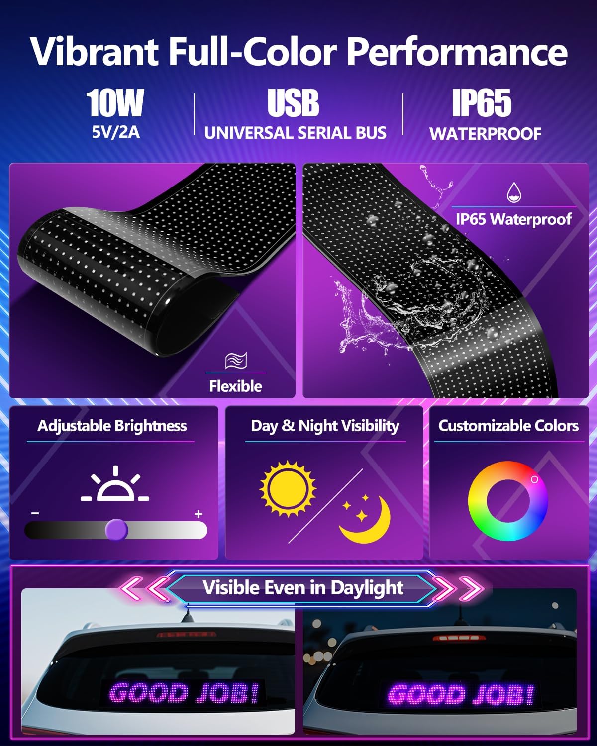 2025 Upgrade Multifunctional L - Car Led Light recension och pris