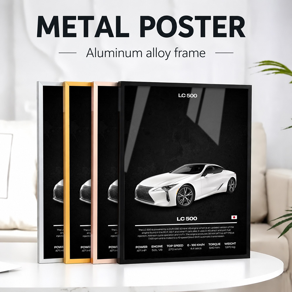 Japan LC 500 Car Metal Poster  - Car Mirror recension och pris