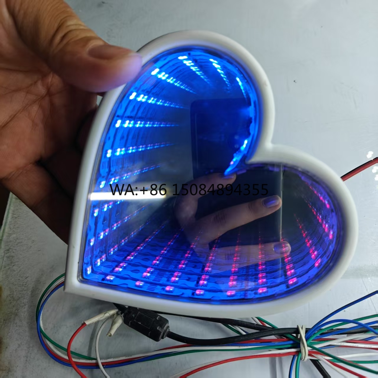 3D Multi-Color Infinity Mirror - Car Mirror recension och pris