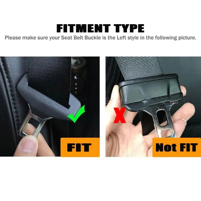 2pcs Car Seat Belt Clip Silico - Car Seat Cover recension och pris