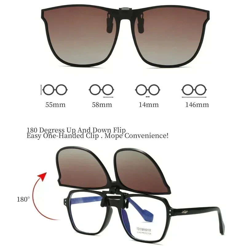 Polarized Clip On Sunglasses M - Car Mirror recension och pris