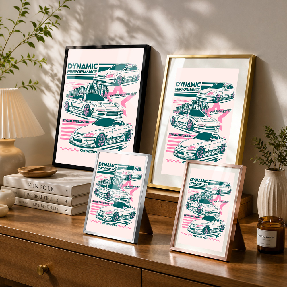 JDM Car Metal Poster With Alum - Car Mirror recension och pris