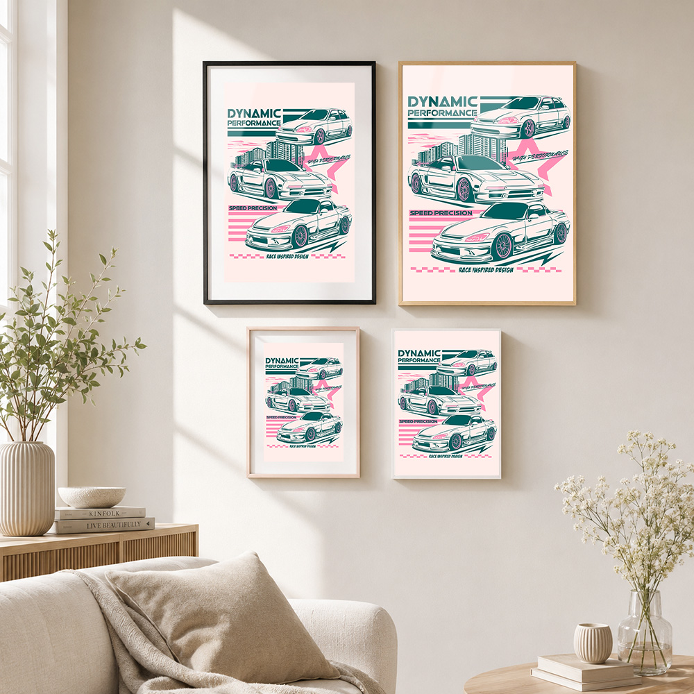 JDM Car Metal Poster With Alum - Car Mirror recension och pris