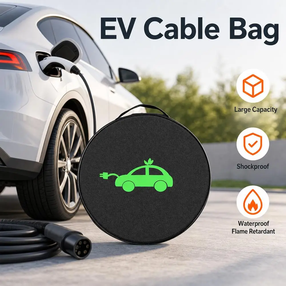 New Car Charger Storage Bag Ca - Car Cable Organizer recension och pris